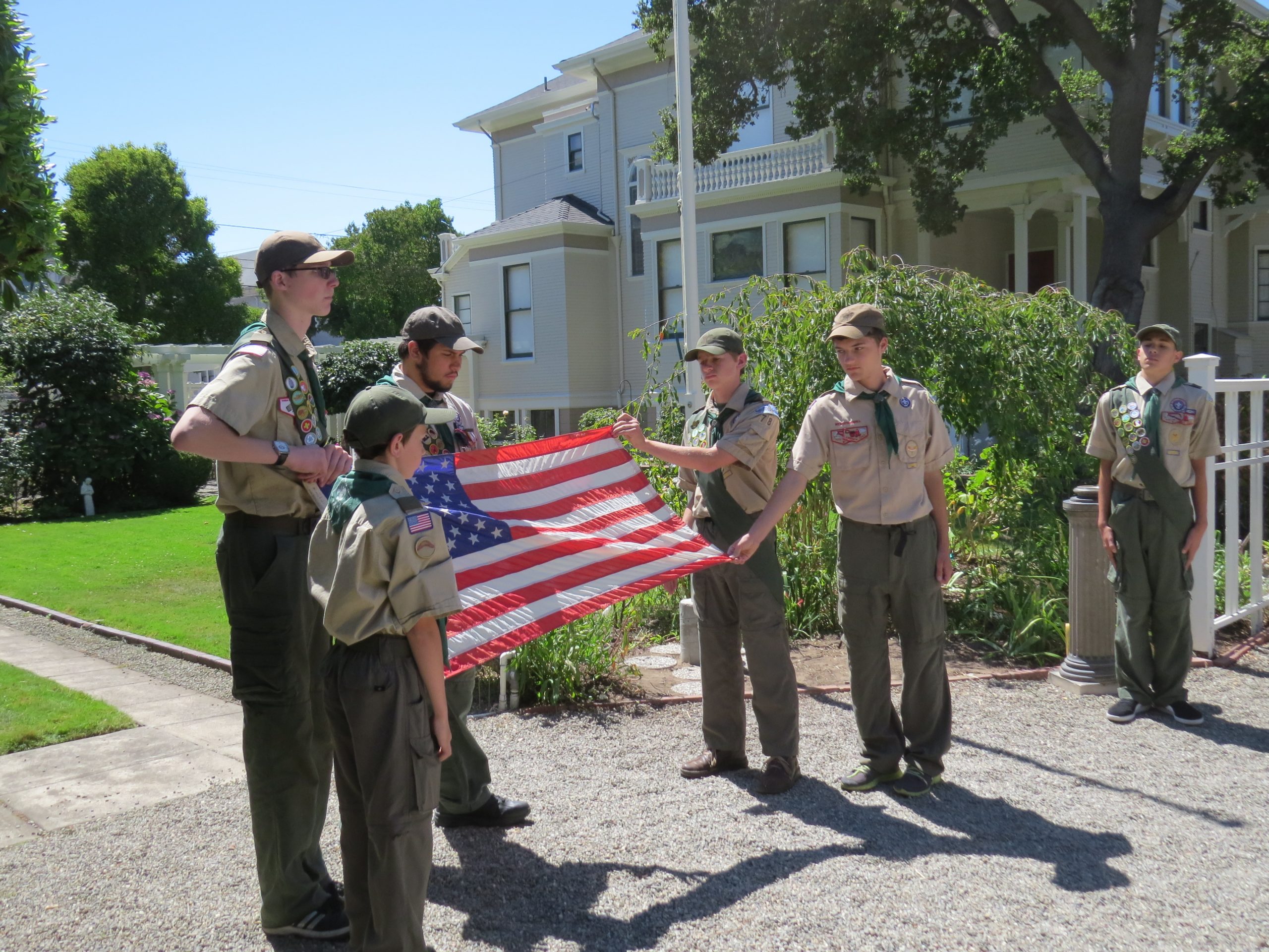 Alameda: Troop 78 Boy Scouts honored at Meyers House