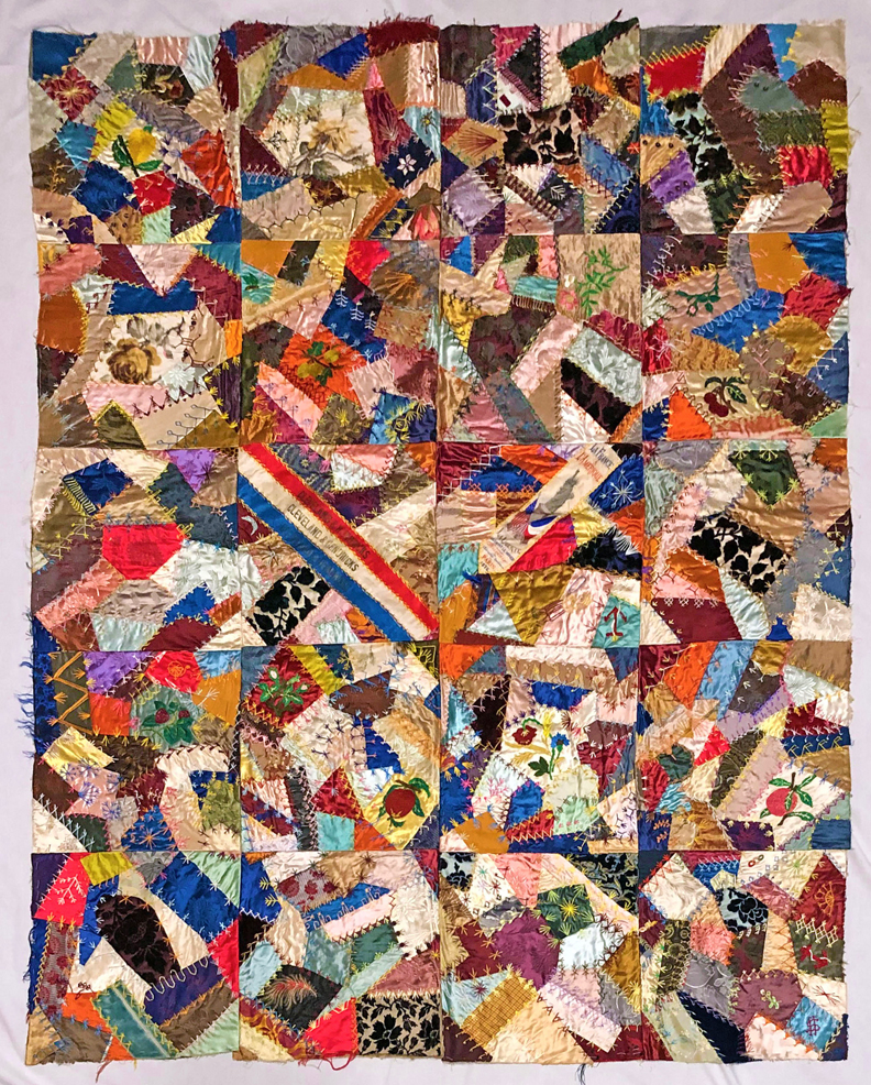 Alameda Museum Quarterly - full crazy quilt